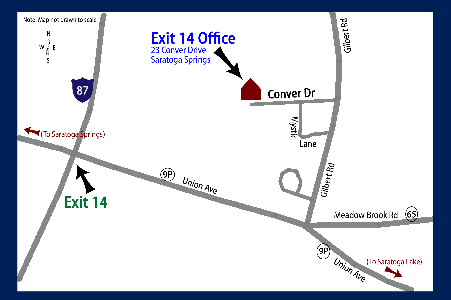 SCST Exit 14 Map